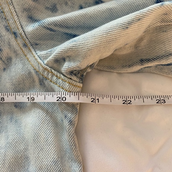 Free People Blue and White Jean Jacket - Picture 7 of 11